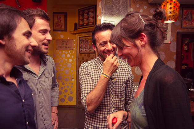 Mireia Calafell y Miguel Marín con Lluís Rueda y Albert Adroher. Fotografías by Frederic Navarro